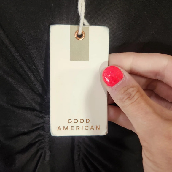 New‎ Good American Cutout Long Sleeve Dress 4 (XL) - Picture 4 of 9